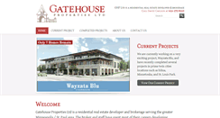 Desktop Screenshot of gatehousepropertiesltd.com